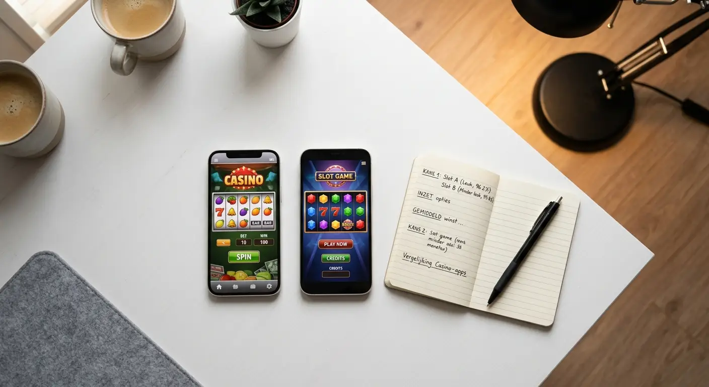 Vergelijking beste casino's zonder Cruks Nederland op smartphone